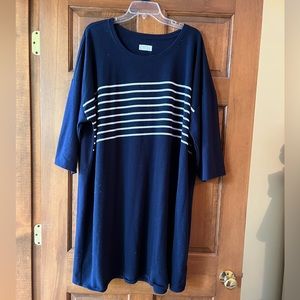 Jersey tunic/ dress navy